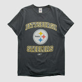 Pittsburgh Steelers Reebok 2000s T-shirt - Black Vintage - Fanatics