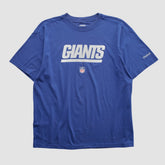 New York Giants Reebok 2000s T-shirt - Blue Vintage - Fanatics