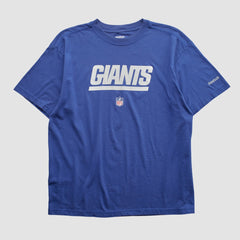 New York Giants Reebok 2000s T-shirt - Blue Vintage - Fanatics