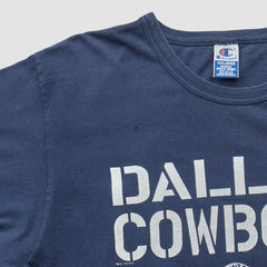 Dallas Cowboys Champion 90s T-shirt - Navy Vintage - Fanatics