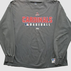 St. Louis Cardinals Majestic 2000s Long Sleeve T-shirt Outlet