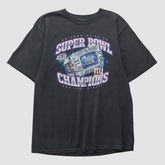 New York Giants Reebok 2008 T-shirt - Black Vintage - Fanatics