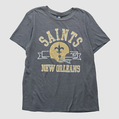 New Orleans Saints NFL 2010s T-shirt - Gray Vintage - Fanatics