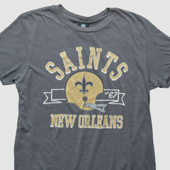 New Orleans Saints NFL 2010s T-shirt - Gray Vintage - Fanatics