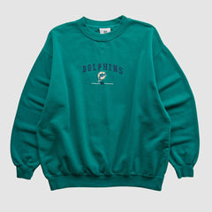 Miami Dolphins NFL 2000s Pullover Sweatshirt - Teal Vintage - Fanatics