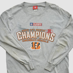 Cincinnati Bengals NFL 2005 Long Sleeve T-shirt - Heather Gray Vintage - Fanatics