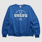 Indianapolis Colts NFL 2000s Pullover Sweatshirt - Blue Vintage - Fanatics