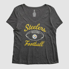Pittsburgh Steelers NFL 2010s T-shirt - Dark Heather Gray Vintage - Fanatics