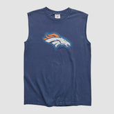 Denver Broncos NFL 2000s Tank - Navy Vintage - Fanatics