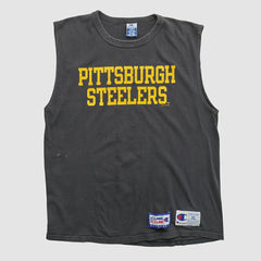 Pittsburgh Steelers Champion 1994 Tank - Black Vintage - Fanatics