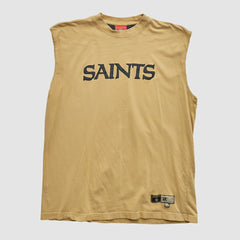 New Orleans Saints NFL 2000s Tank - Yellow Vintage - Fanatics