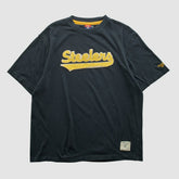 Pittsburgh Steelers Reebok 2000s T-shirt - Black Vintage - Fanatics