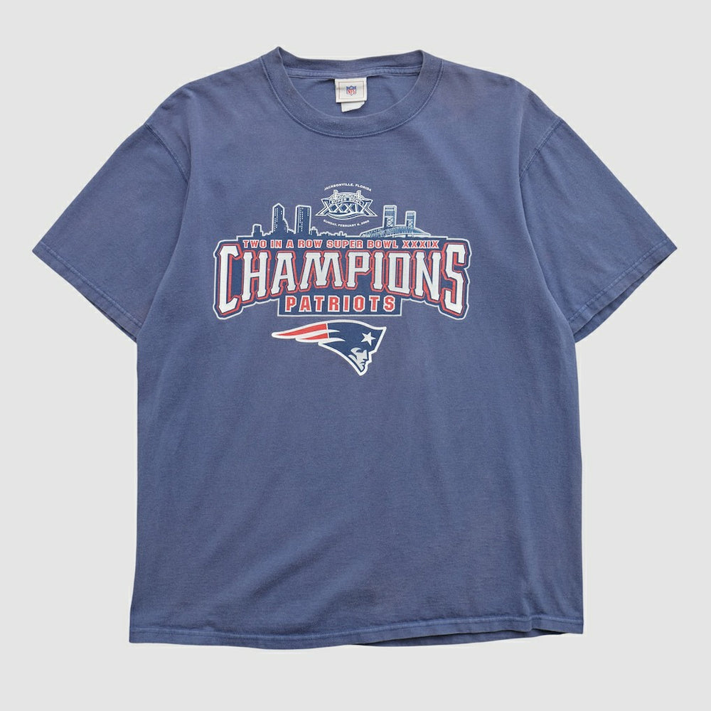 New England Patriots NFL 2005 T-shirt - Blue Vintage - Fanatics