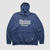 New England Patriots NFL 2000s Hooded Pullover Sweatshirt - Navy Vintage - Fanatics