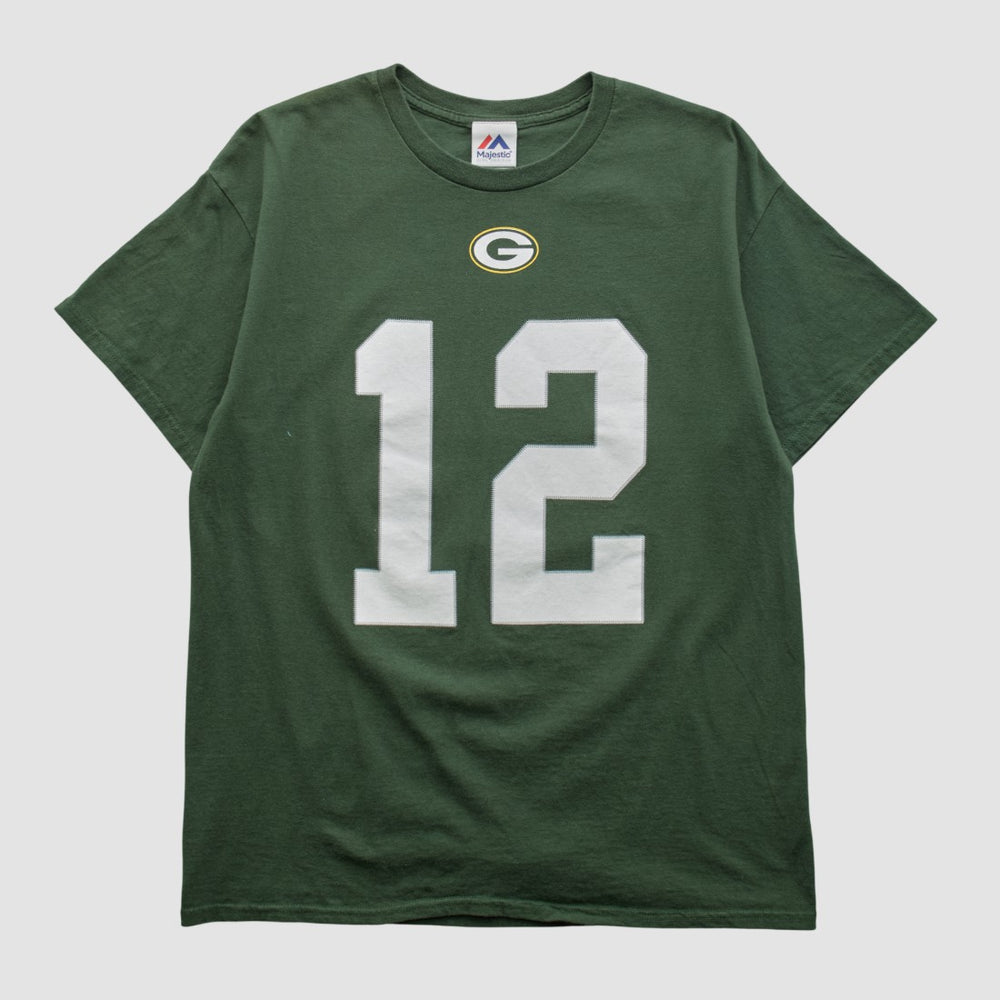 Green Bay Packers Majestic 2000s T-shirt - Green Vintage - Fanatics