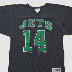 New York Jets Chalk Line 90s T-shirt - Black Vintage - Fanatics