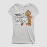 Adidas Miami Heat 2013 T-shirt White Vintage