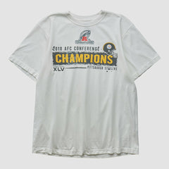 Pittsburgh Steelers Reebok 2010 T-shirt - White Vintage - Fanatics
