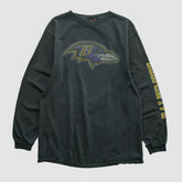 Baltimore Ravens NFL 2000s Long Sleeve T-shirt - Black Vintage - Fanatics