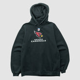 Arizona Cardinals Reebok 2000s Hooded Pullover Sweatshirt - Black Vintage - Fanatics