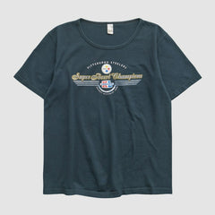 Pittsburgh Steelers Anvil 2006 T-shirt - Navy Vintage - Fanatics