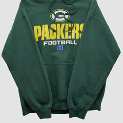 Green Bay Packers NFL 2000s Hooded Pullover Sweatshirt - Green Vintage - Fanatics