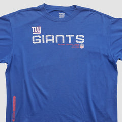 New York Giants Reebok 2000s T-shirt - Blue Vintage - Fanatics