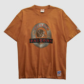 Atlanta Falcons Nutmeg Mills 90s T-shirt - Clay Vintage - Fanatics