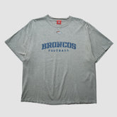 Denver Broncos NFL 2000s T-shirt - Heather Gray Vintage - Fanatics