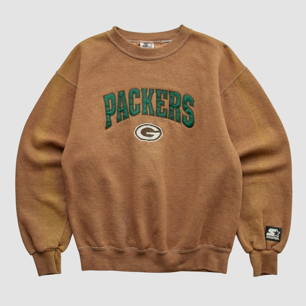 Green Bay Packers Starter 90s Pullover Sweatshirt - Clay Vintage - Fanatics