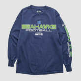 Seattle Seahawks NFL 2010s Long Sleeve T-shirt - Navy Vintage - Fanatics