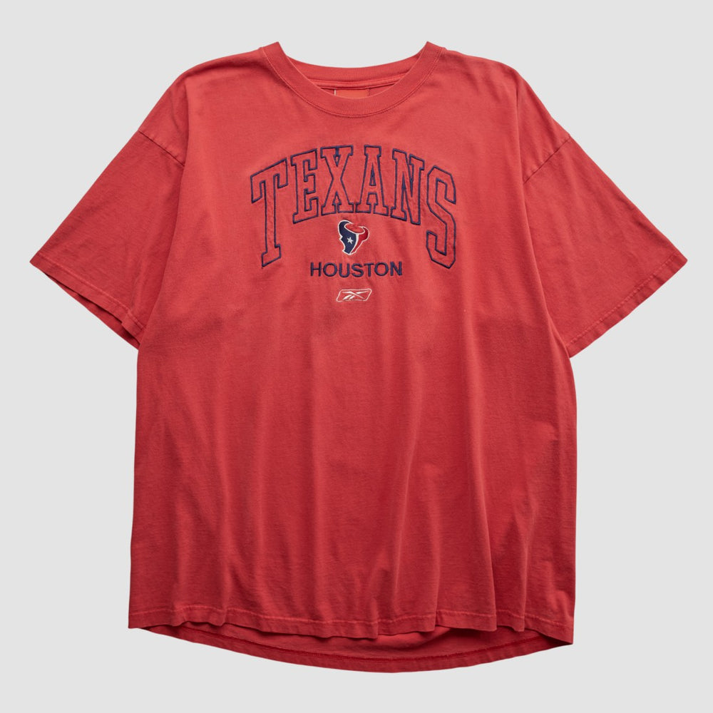 Houston Texans Reebok 2000s T-shirt - Red Vintage - Fanatics