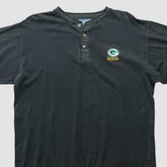 Green Bay Packers Logo 7 90s Long Sleeve T-shirt - Black Vintage - Fanatics