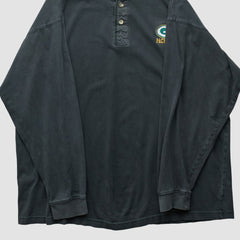 Green Bay Packers Logo 7 90s Long Sleeve T-shirt - Black Vintage - Fanatics