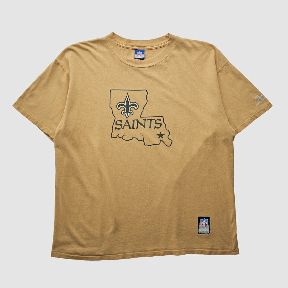 New Orleans Saints Reebok 2000s T-shirt - Tan Vintage - Fanatics