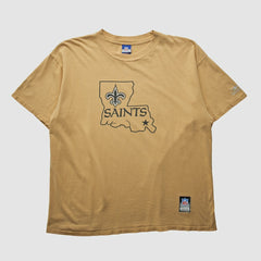 New Orleans Saints Reebok 2000s T-shirt - Tan Vintage - Fanatics