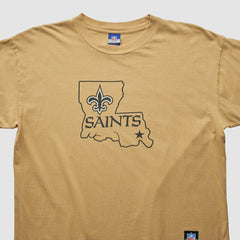 New Orleans Saints Reebok 2000s T-shirt - Tan Vintage - Fanatics
