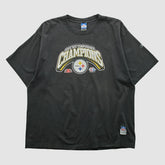 Pittsburgh Steelers Reebok 2005 T-shirt - Black Vintage - Fanatics