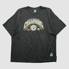 Pittsburgh Steelers Reebok 2005 T-shirt - Black Vintage - Fanatics
