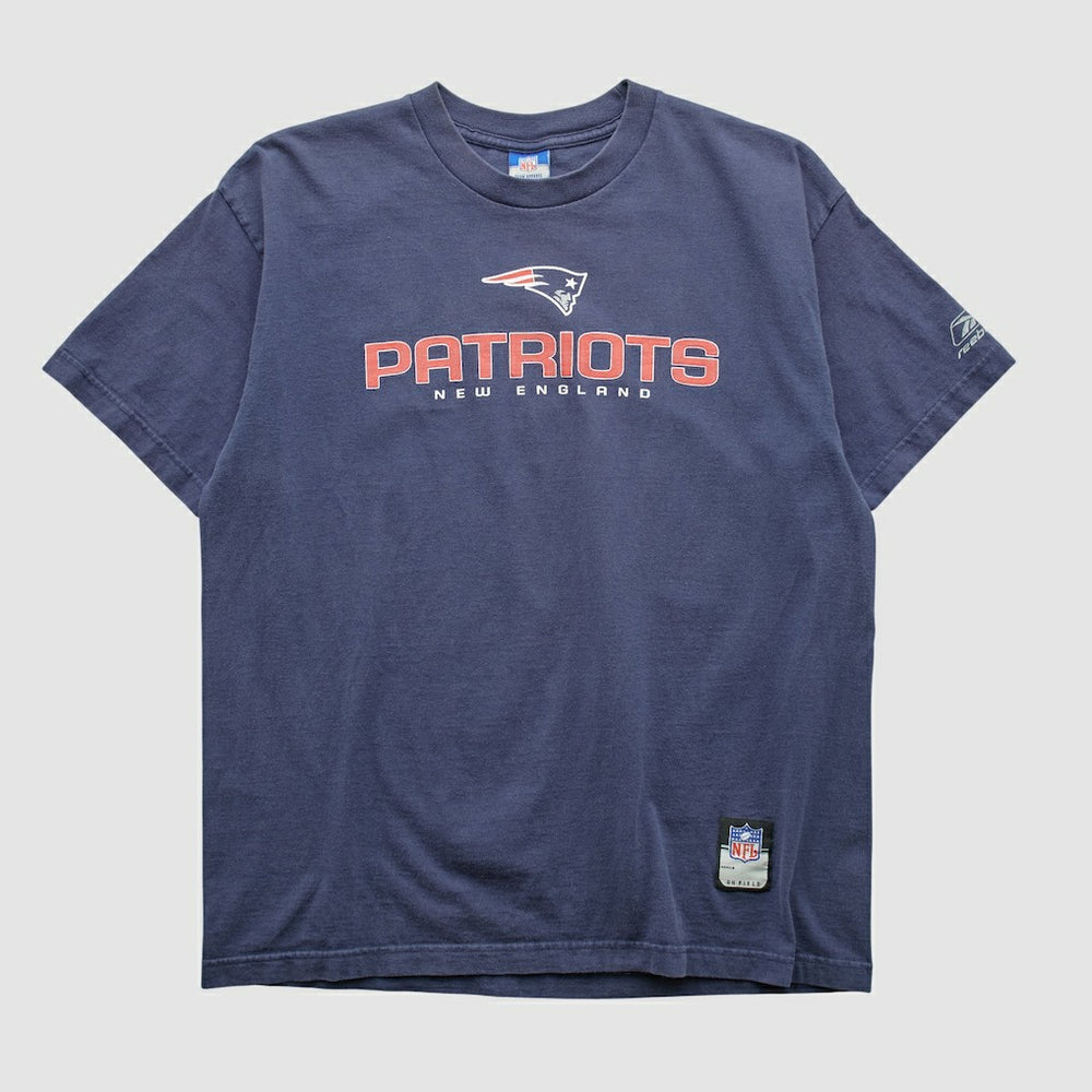 New England Patriots Reebok 2000s T-shirt - Navy Vintage - Fanatics