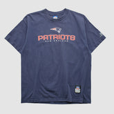 New England Patriots Reebok 2000s T-shirt - Navy Vintage - Fanatics