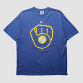 Milwaukee Brewers Majestic 2000s T-shirt for sale