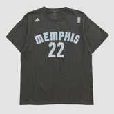 Adidas Memphis Grizzlies 2010s T-shirt Black Vintage