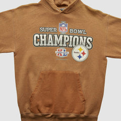 Super Bowl XL Reebok 2006 Hooded Pullover Sweatshirt - Clay Vintage - Fanatics