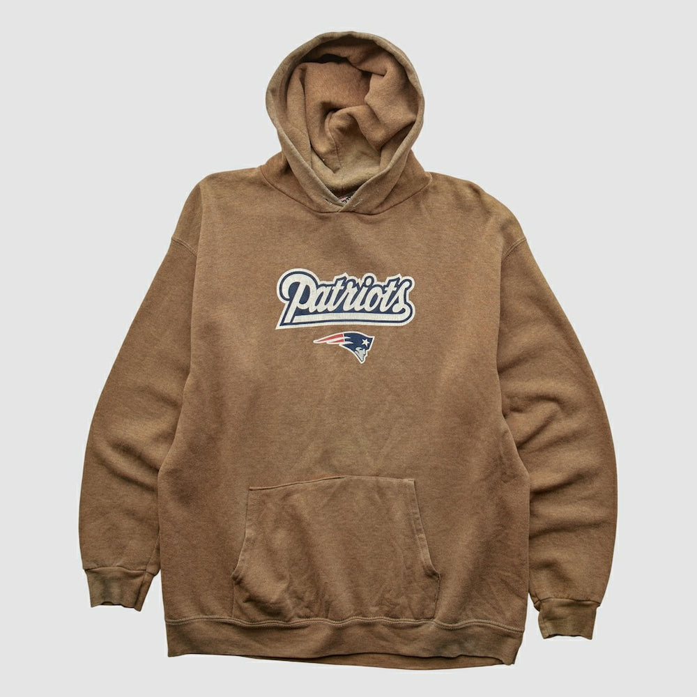 New England Patriots NFL 2000s Hooded Pullover Sweatshirt - Clay Vintage - Fanatics