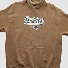 New England Patriots NFL 2000s Hooded Pullover Sweatshirt - Clay Vintage - Fanatics