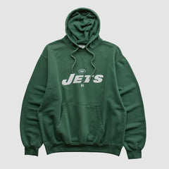 New York Jets NFL 2000s Hooded Pullover Sweatshirt - Green Vintage - Fanatics