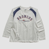 Denver Broncos CSA 90s Long Sleeve T-shirt - White Vintage - Fanatics