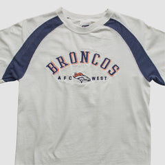 Denver Broncos CSA 90s Long Sleeve T-shirt - White Vintage - Fanatics