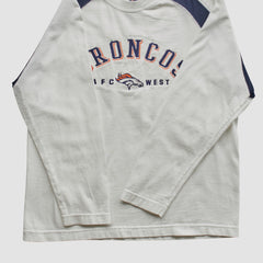 Denver Broncos CSA 90s Long Sleeve T-shirt - White Vintage - Fanatics